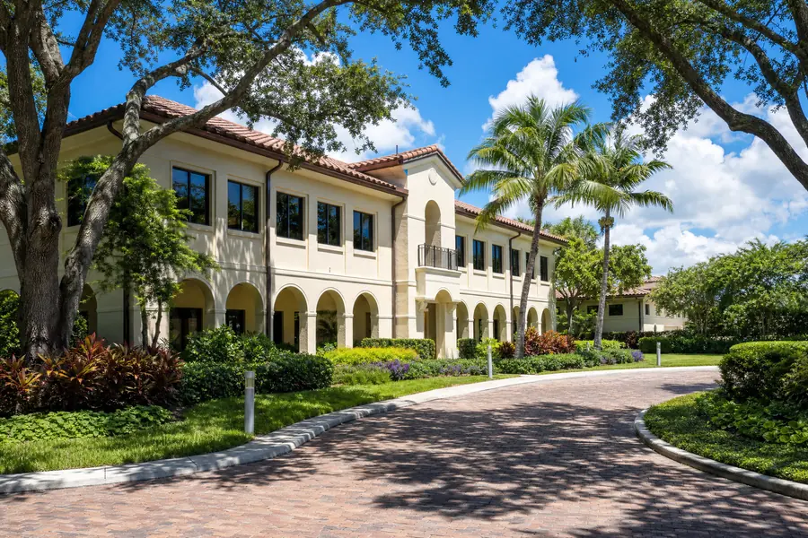 Mediterranean-style low-rise office building in Boca Raton, Florida