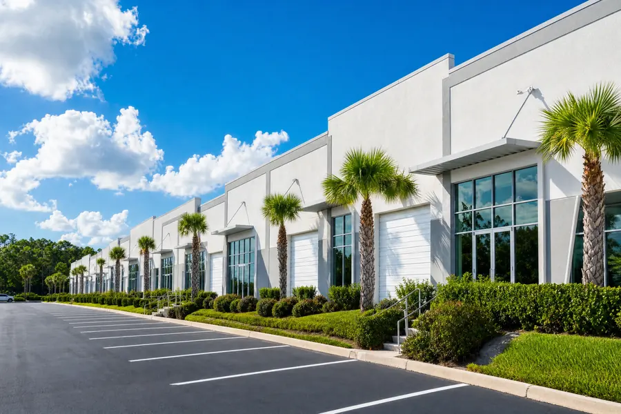 Small-bay flex industrial park in Boynton Beach, Florida