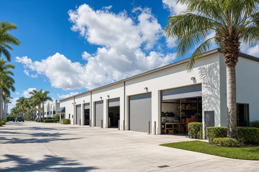 Light industrial flex building with service bays in Deerfield Beach, Florida