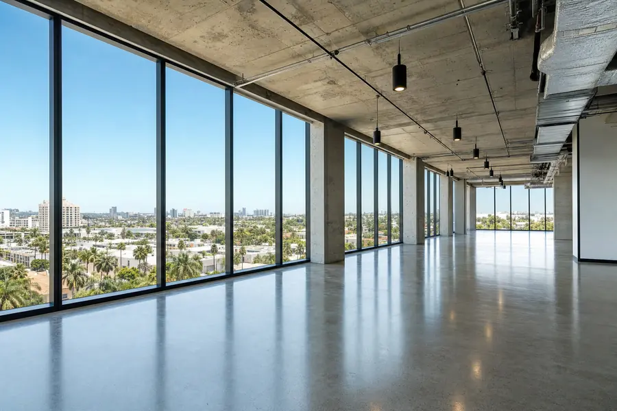 Open-plan office space in a Fort Lauderdale building