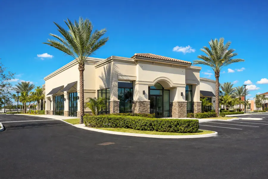 Free-standing one-story commercial building on its own parcel